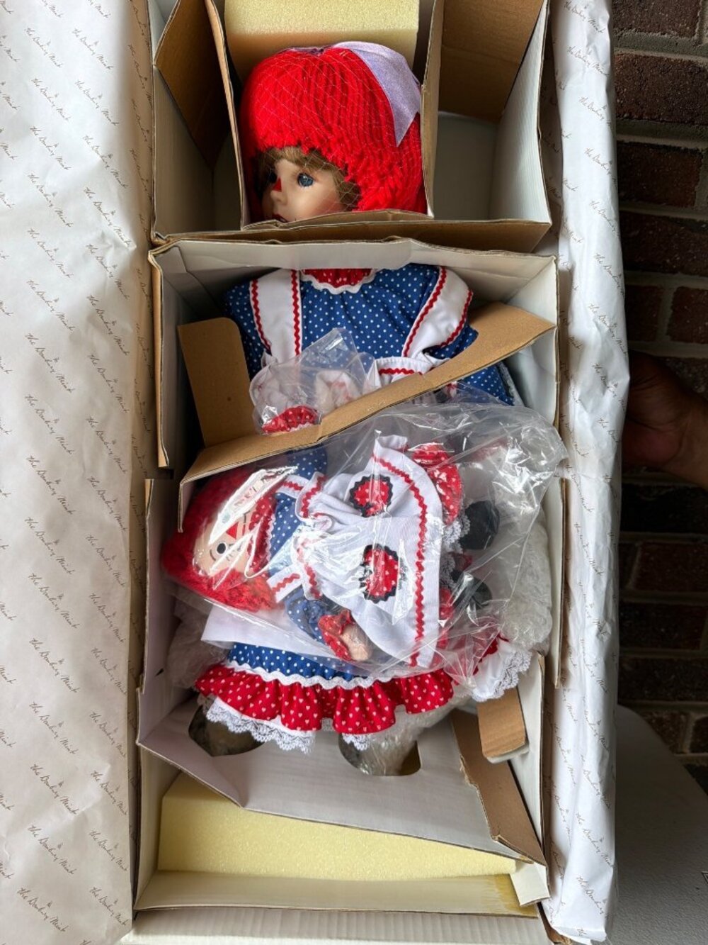Danbury Mint Porcelain Raggedy Ann